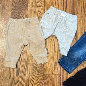 Baby Pants! Lot of 5 Carters Calvin Klein Cat & Jack 0-3M